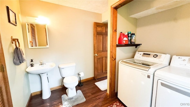 1155 County Route 53, Scriba, NY 13126 - laundry area featuring wood finished floors and independent washer and dryer