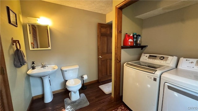 1155 County Route 53, Scriba, NY 13126 - laundry room with wood finished floors and independent washer and dryer