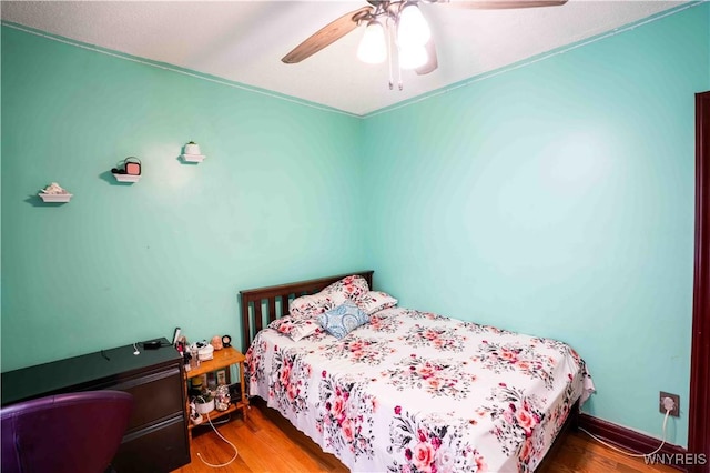 14 Phyllis Ave, Buffalo, NY 14215 - bedroom with a ceiling fan and wood finished floors