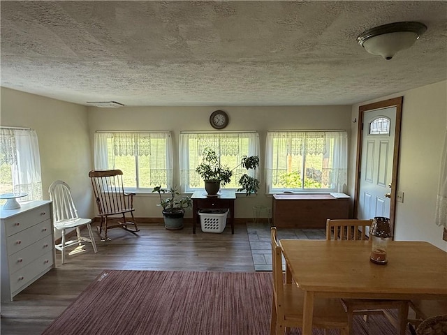 5 Breen St, Mount Morris, NY 14510 - dining room featuring wood finished floors and a textured ceiling