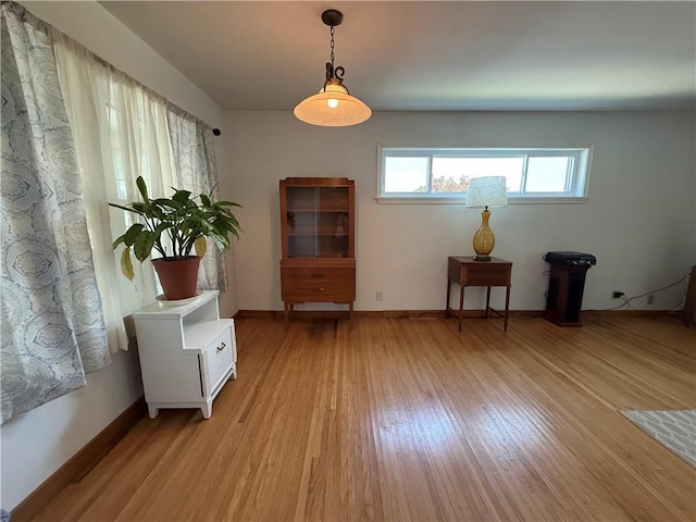 5 Breen St, Mount Morris, NY 14510 - dining room featuring light wood-type flooring and baseboards