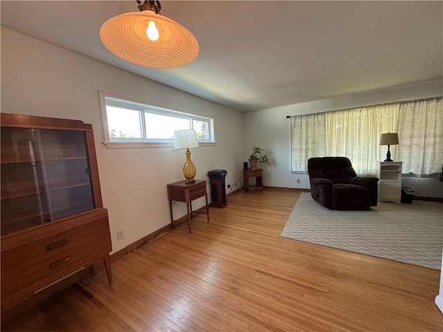 5 Breen St, Mount Morris, NY 14510 - living area featuring wood finished floors and baseboards