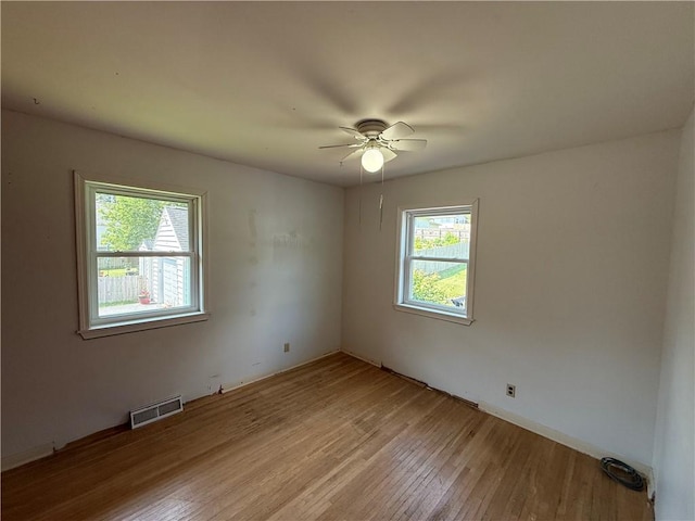 5 Breen St, Mount Morris, NY 14510 - spare room with light wood finished floors and a ceiling fan
