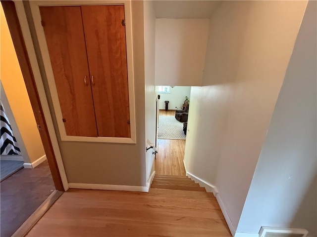 5 Breen St, Mount Morris, NY 14510 - hall with light wood-style floors and baseboards