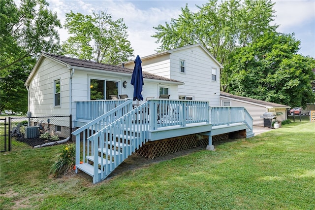131 Cindy Ln, Greece, NY 14626 - back of property with a deck
