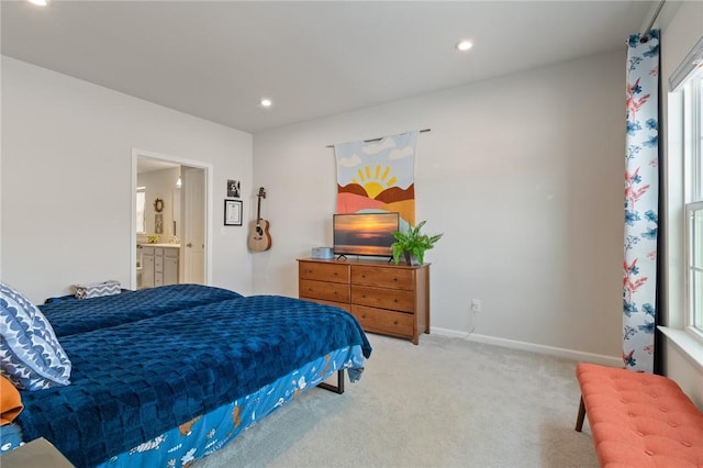 254 Longleaf Ln, Walworth, NY 14502 - carpeted bedroom featuring recessed lighting and ensuite bathroom