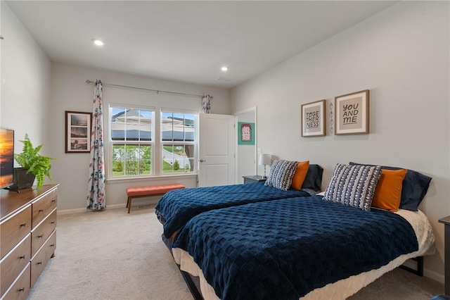 254 Longleaf Ln, Walworth, NY 14502 - bedroom featuring light carpet and recessed lighting