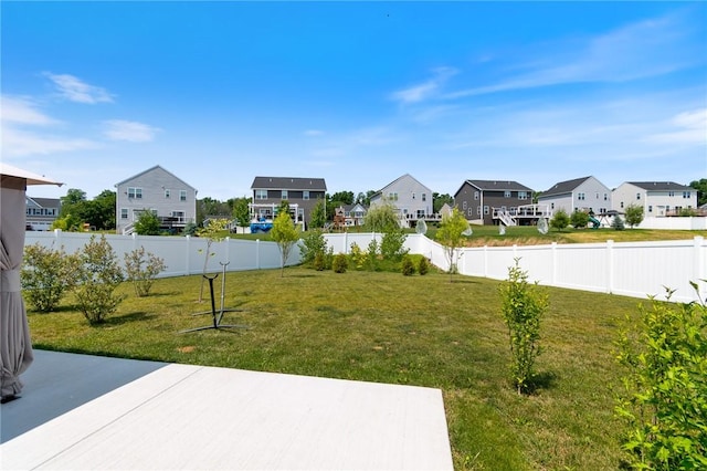 254 Longleaf Ln, Walworth, NY 14502 - fenced backyard with a residential view and a patio