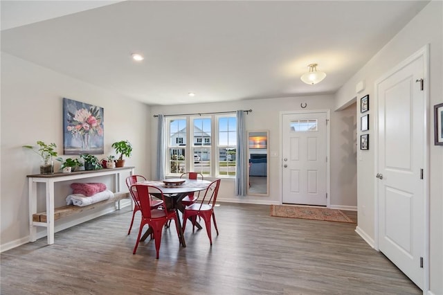 254 Longleaf Ln, Walworth, NY 14502 - dining area with wood finished floors and recessed lighting