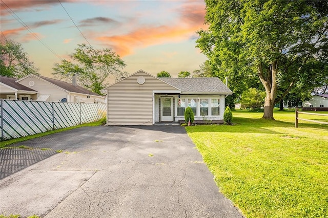 397 Merrill Pl, Southport, NY 14904 - view of front facade with asphalt driveway