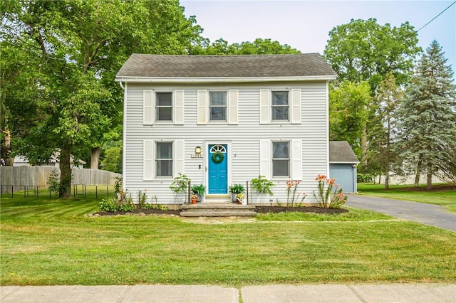 1948 Five Mile Line Rd, Penfield, NY 14526 - colonial-style house featuring a shingled roof