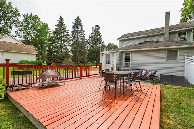 1948 Five Mile Line Rd, Penfield, NY 14526 - deck featuring outdoor dining area