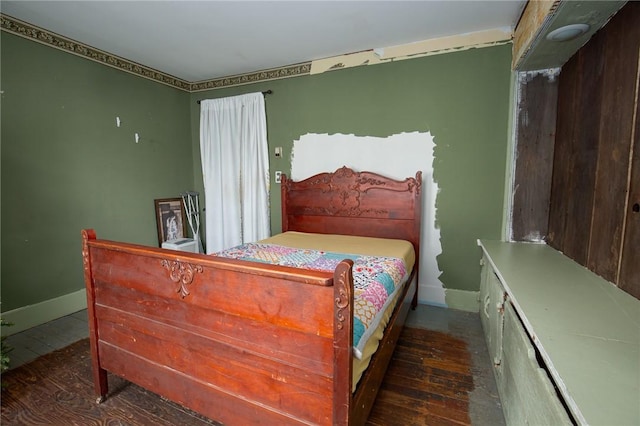 130 Stark Ave, Milo, NY 14527 - bedroom with baseboards and wood finished floors