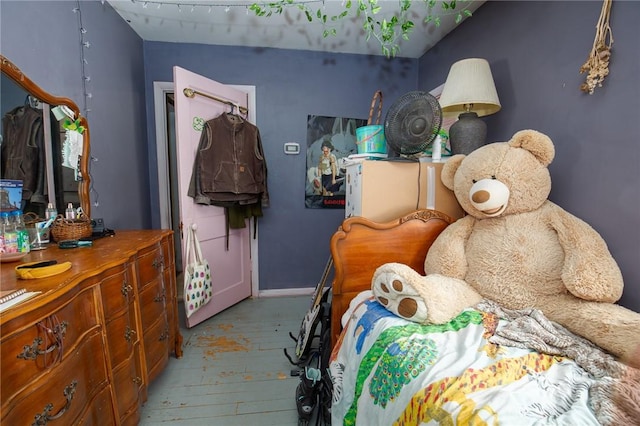 130 Stark Ave, Milo, NY 14527 - bedroom featuring hardwood / wood-style flooring and lofted ceiling