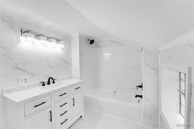 23 Lombardy St, Lancaster, NY 14086 - bathroom with shower / tub combination and vanity