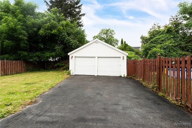 23 Lombardy St, Lancaster, NY 14086 - view of detached garage