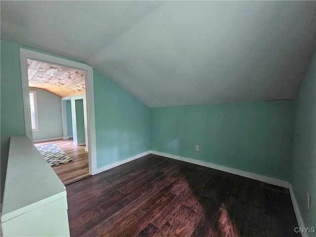 147 N St, Constantia, NY 13042 - bonus room with dark wood-style flooring and vaulted ceiling