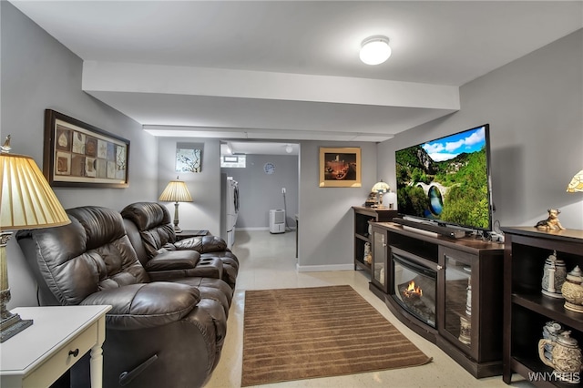 21 Towne Square Dr, Lancaster, NY 14086 - living area with baseboards