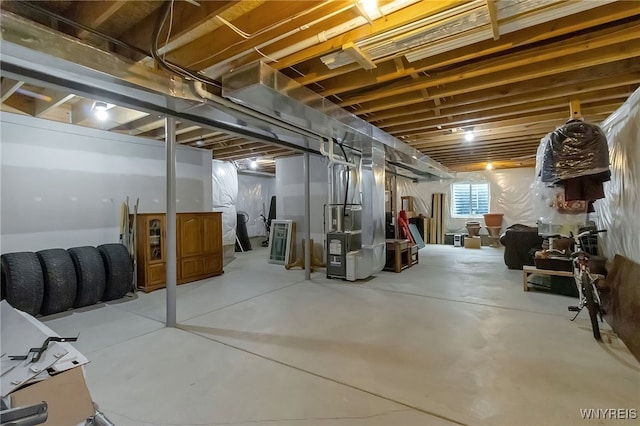 6132 Railroad St, Clarence, NY 14032 - basement with heating unit