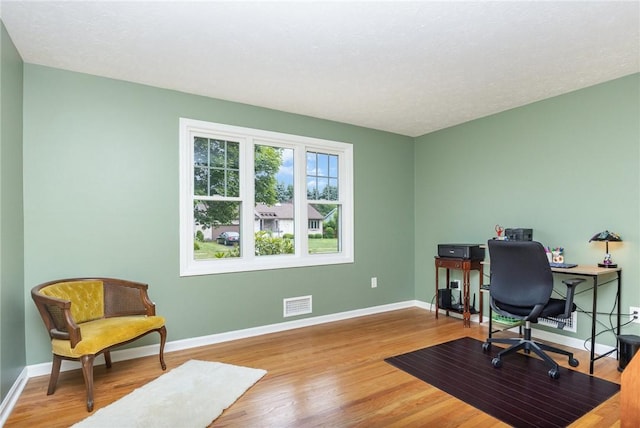 15 Kearney Dr, Irondequoit, NY 14617 - office area featuring baseboards and wood finished floors