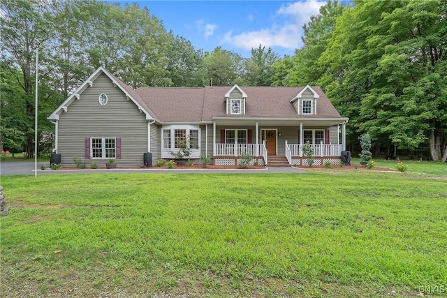 134 County Route 23a, Constantia, NY 13044 - cape cod home with a porch and a front lawn