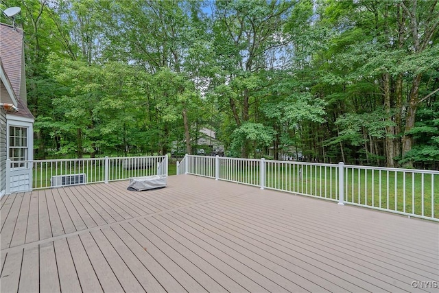 134 County Route 23a, Constantia, NY 13044 - deck with a lawn and view of scattered trees