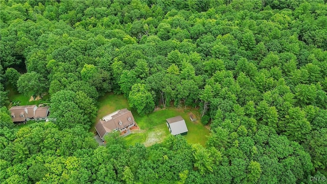 134 County Route 23a, Constantia, NY 13044 - aerial view of property's location with a heavily wooded area
