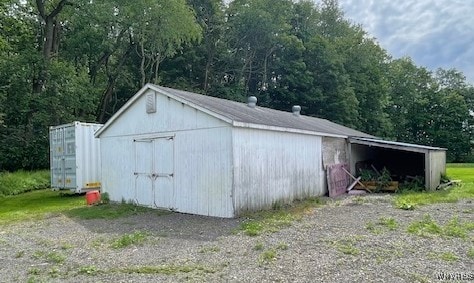 2473 Bunker Hill Rd, Cold Spring, NY 14772 - view of outbuilding featuring a carport