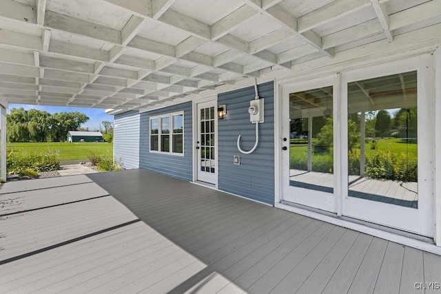 8953 Bushnell Shore Rd, Sullivan, NY 13037 - view of wooden terrace