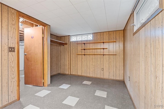 178 Wainwright Ave, Syracuse, NY 13208 - below grade area featuring wood walls and baseboards