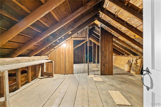 6767 Stauber Rd, Summerhill, NY 13073 - view of unfinished attic