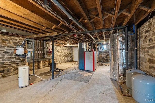6767 Stauber Rd, Summerhill, NY 13073 - unfinished basement featuring a water pressure tank