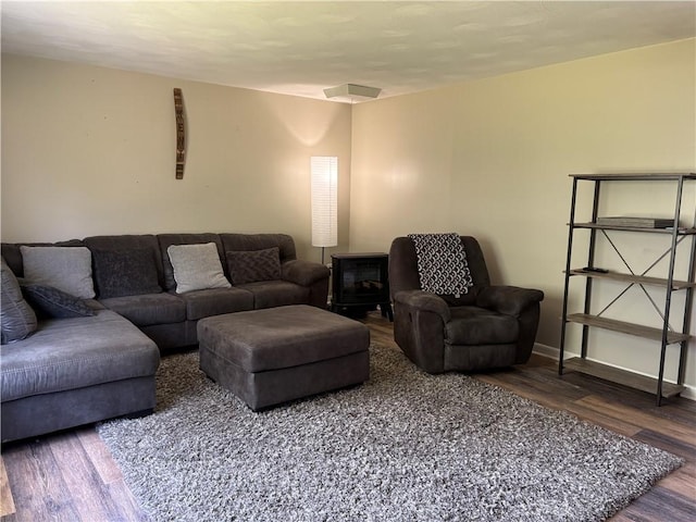 1292 Gassner Rd, Junius, NY 13165 - living room featuring wood finished floors and baseboards
