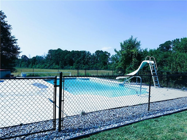 1292 Gassner Rd, Junius, NY 13165 - view of pool featuring a water slide