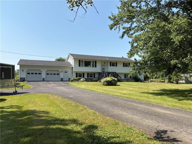1292 Gassner Rd, Junius, NY 13165 - bi-level home featuring a front yard and a garage