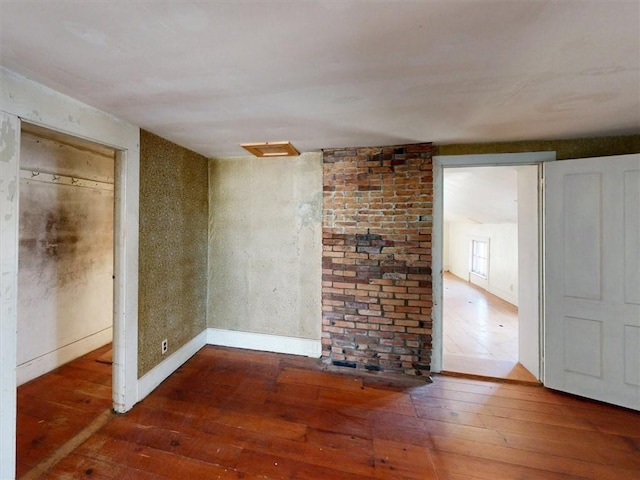 11139 S Lake Rd, Pavilion, NY 14525 - unfurnished room with hardwood / wood-style floors