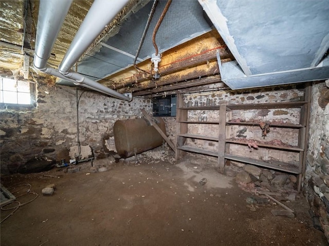 11139 S Lake Rd, Pavilion, NY 14525 - basement featuring heating fuel and electric panel