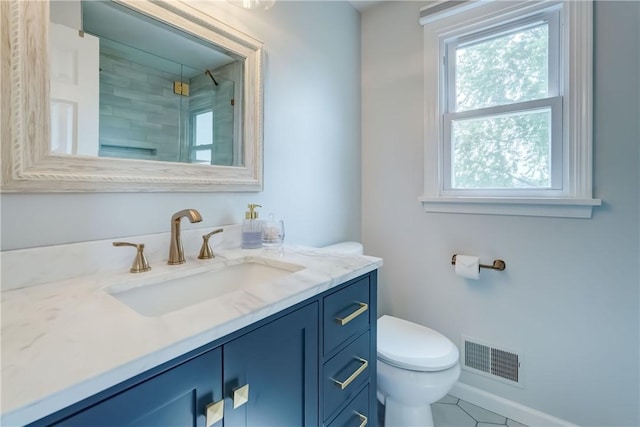1125 Shoecraft Rd, Webster, NY 14580 - full bath with healthy amount of natural light, vanity, and tile patterned floors