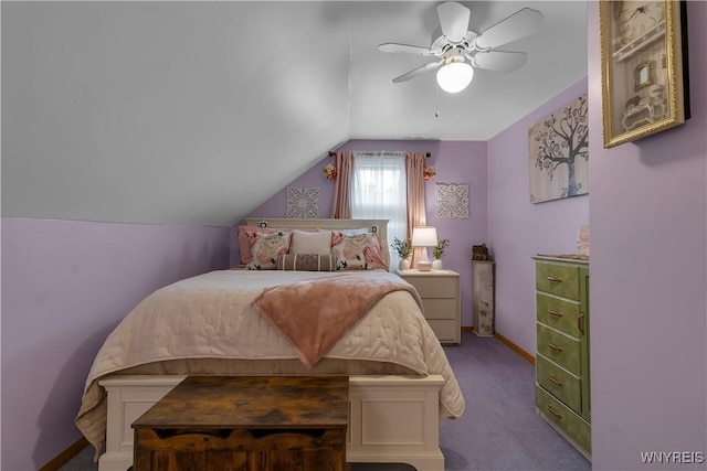 204 French Lea Rd, West Seneca, NY 14224 - carpeted bedroom featuring lofted ceiling and a ceiling fan