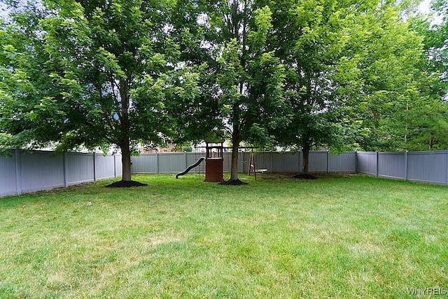 47 Timber Cove Ct, Amherst, NY 14051 - fenced backyard with a playground