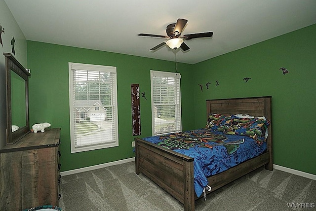 47 Timber Cove Ct, Amherst, NY 14051 - bedroom with carpet flooring and ceiling fan