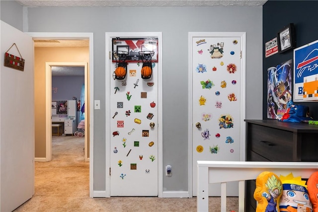 477 Pine Circle Ext, Big Flats, NY 14845 - bedroom featuring light carpet and baseboards