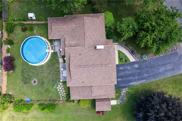 477 Pine Circle Ext, Big Flats, NY 14845 - aerial view of property's location featuring a pool