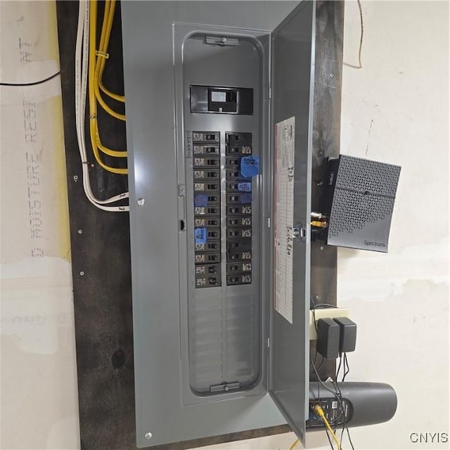 5709 Merry St, Verona, NY 13478 - utility room with electric panel