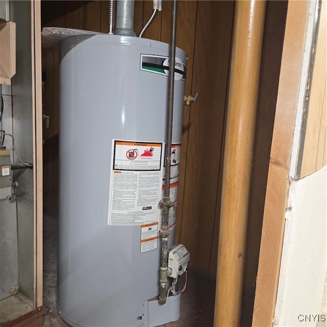 5709 Merry St, Verona, NY 13478 - utility room featuring water heater