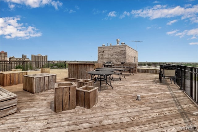 849 Delaware Ave Unit 404, Buffalo, NY 14209 - view of wooden deck
