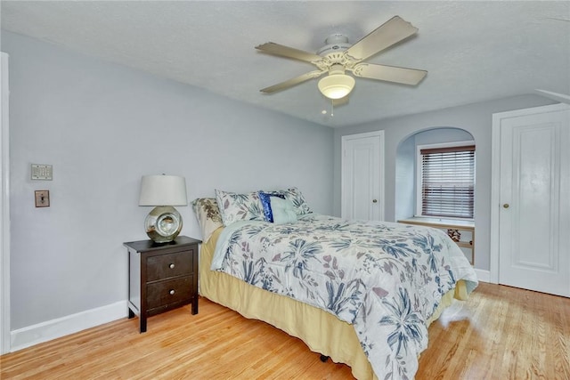 772 Winona Blvd, Irondequoit, NY 14617 - bedroom with wood finished floors and a ceiling fan