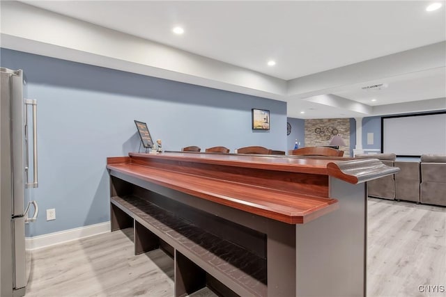 21 Donovan Dr, Oswego, NY 13126 - misc room with light wood finished floors and recessed lighting