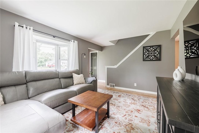 263 Volk Rd, Webster, NY 14580 - living area featuring light wood-style floors and baseboards