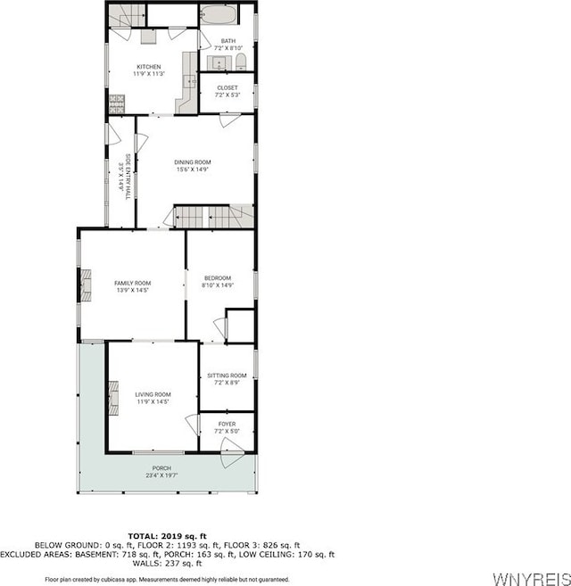 285 E N St Unit S, Buffalo, NY 14204 - view of home floor plan
